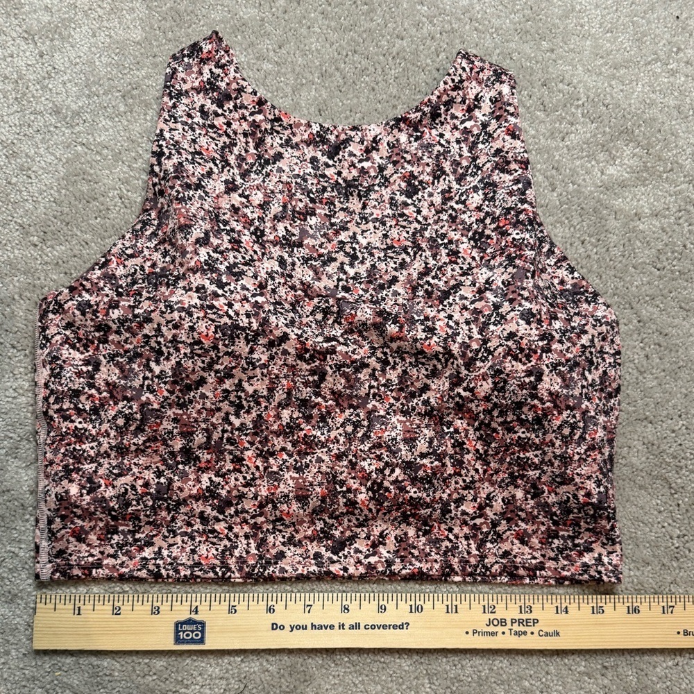 ATHLETA Tulip Pink Print Conscious Crop Top Sports Bra Multiple Sizes D - DD+ - Picture 9 of 16
